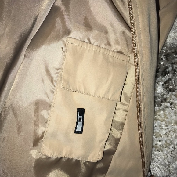 Studio Works Tan Hooded Jacket Size Medium - Picture 6 of 7